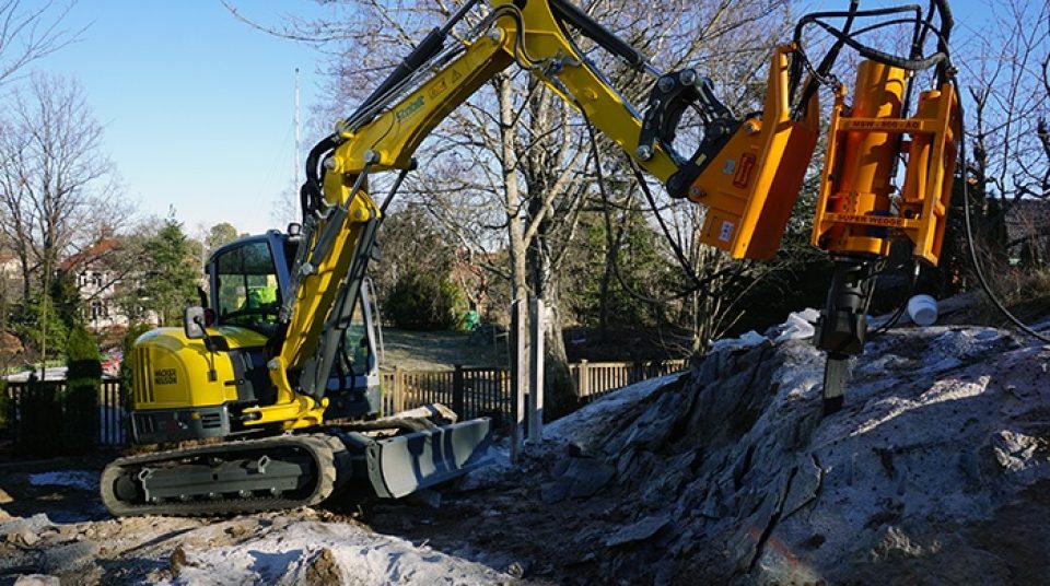 Betong-projekt i Lidingö
