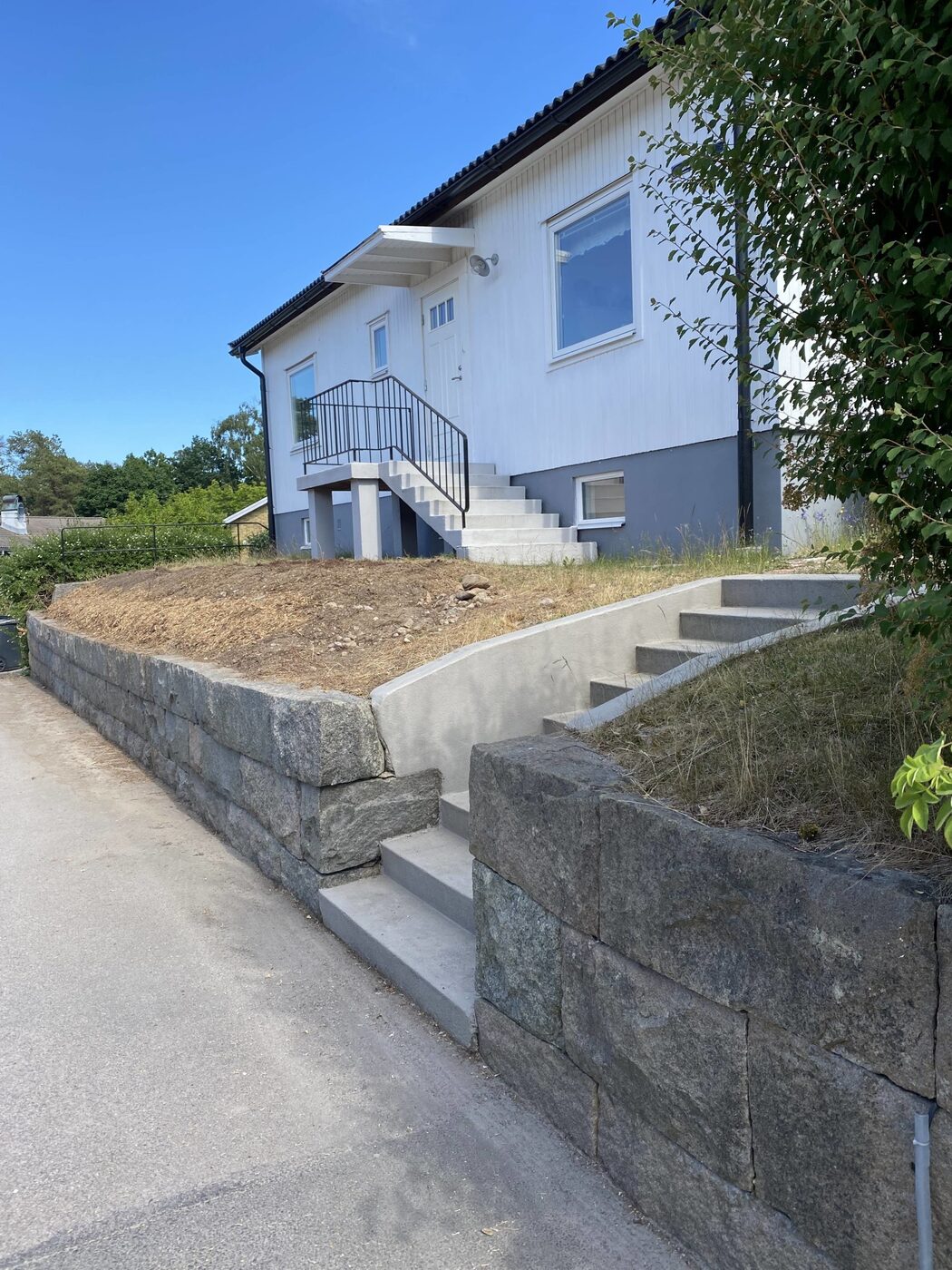 Betong-projekt i Lidingö