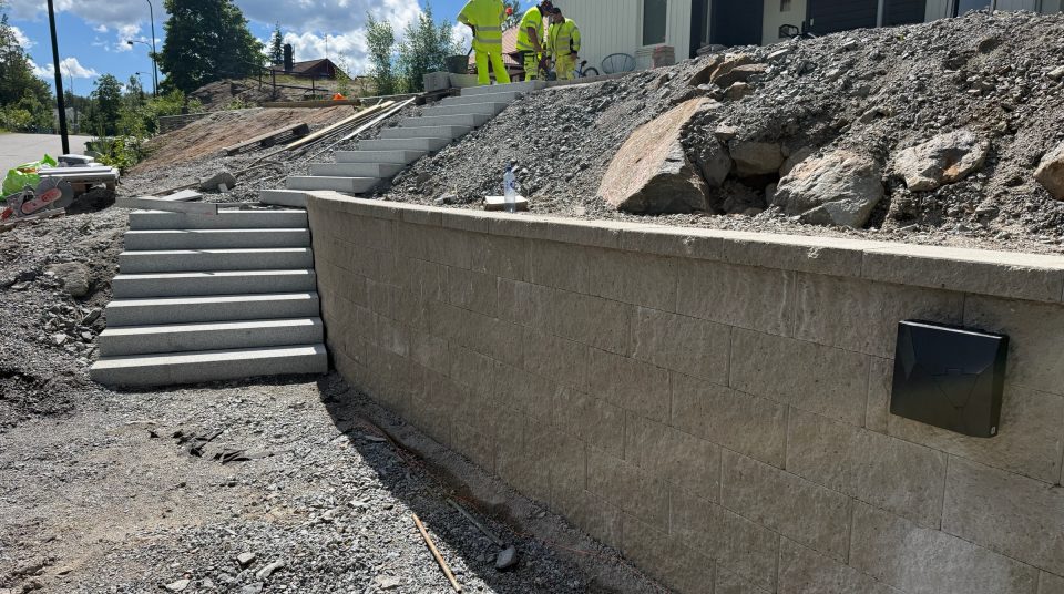 Betong-projekt i Lidingö