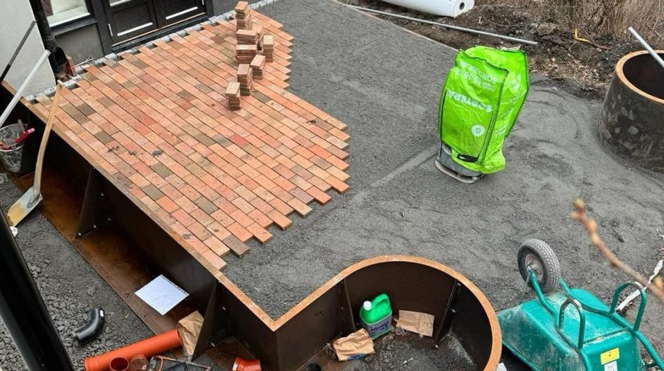 Betong-projekt i Lidingö